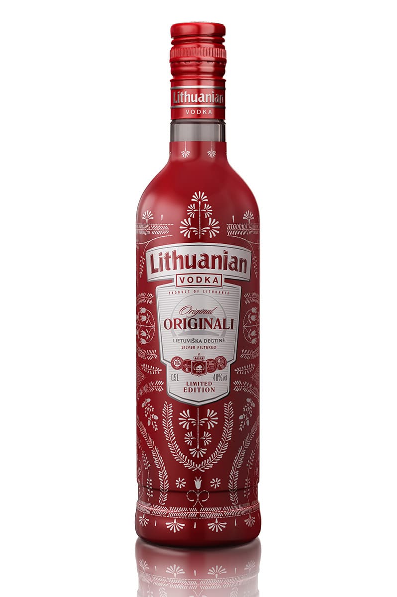 Lithuania vodka original 3D, Advertising