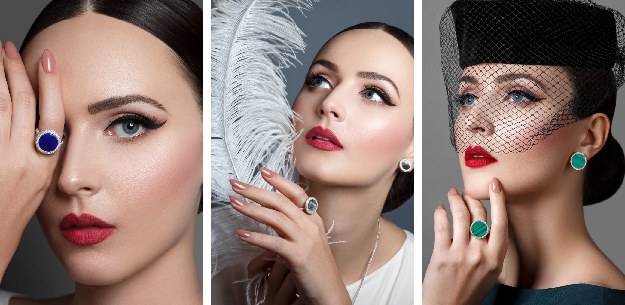 Retro beauty photoshoot retouch - style, glamour and charm