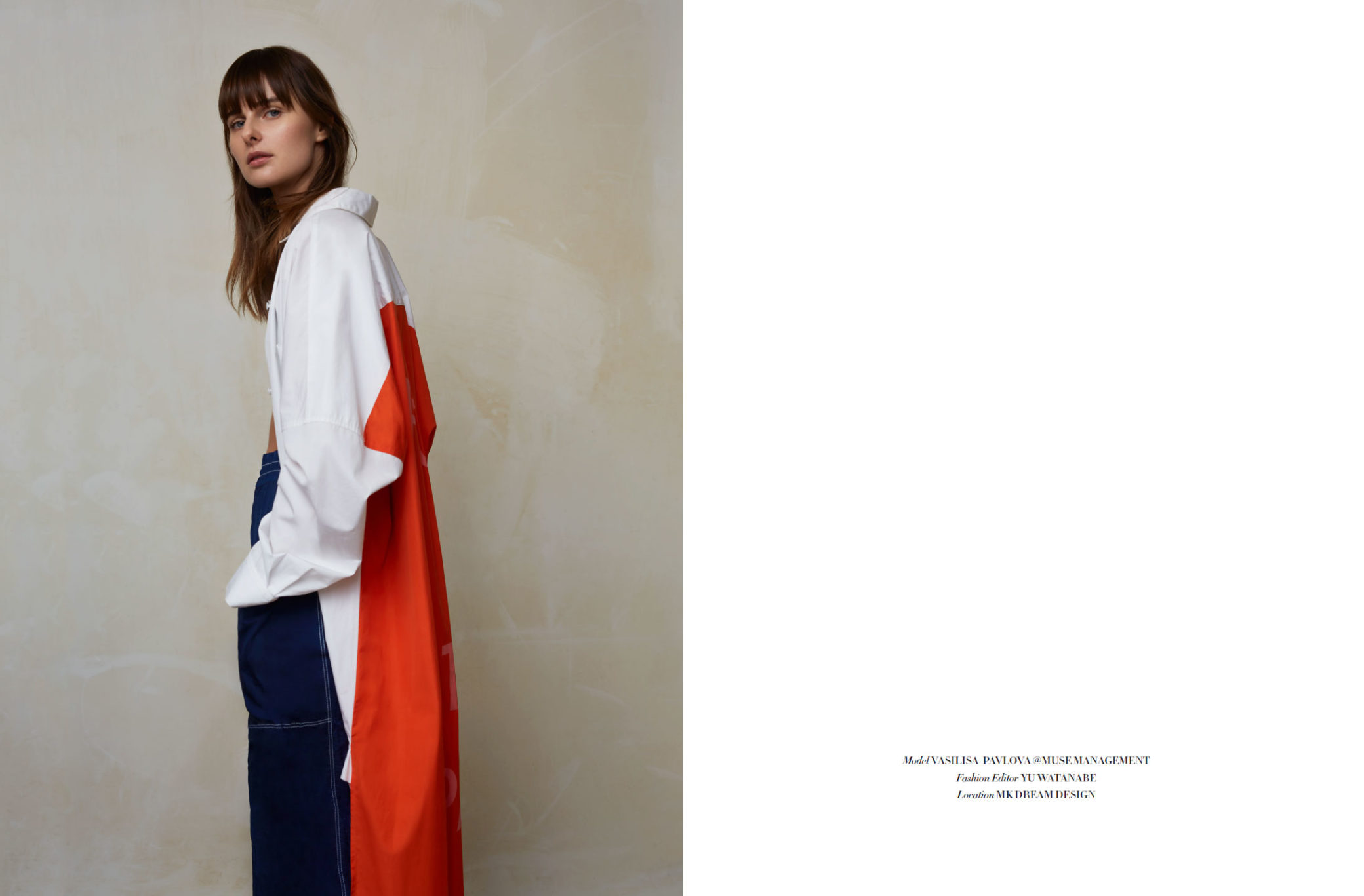 Model VASILISA PAVLOVA @MUSE MANAGEMENT. Fashion Editor YU WATANABE. Location MK DREAM DESIGN